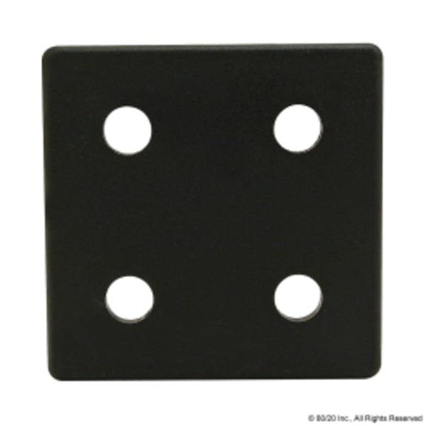 End Cap Black W/Push-Ins 3030