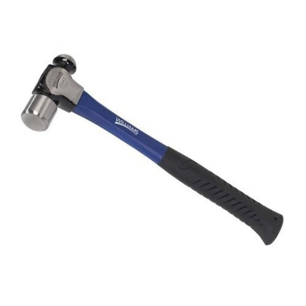Williams 12 oz. Ball Peen Hammer, Fiberglass Handle, Head Weight (Lb.): 3/4