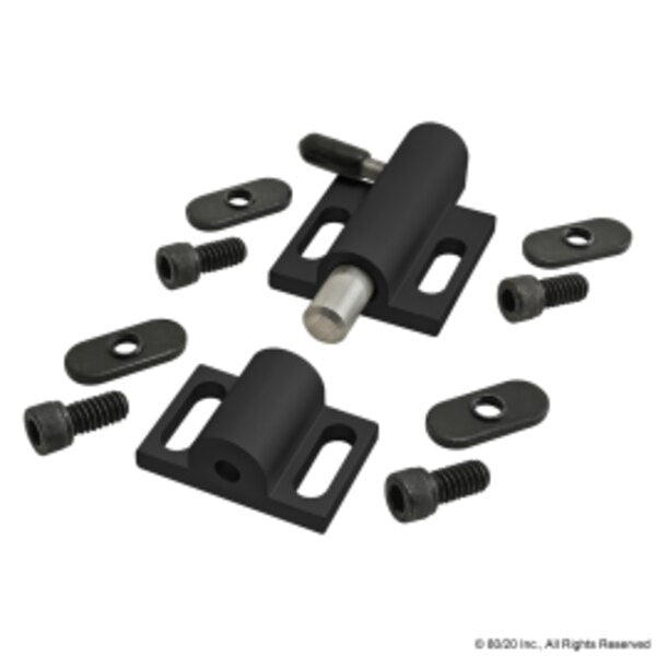 Black Deadbolt W/ Side Latch