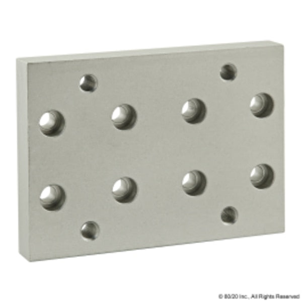 Heavy Duty Flange, Mount Caster Plate
