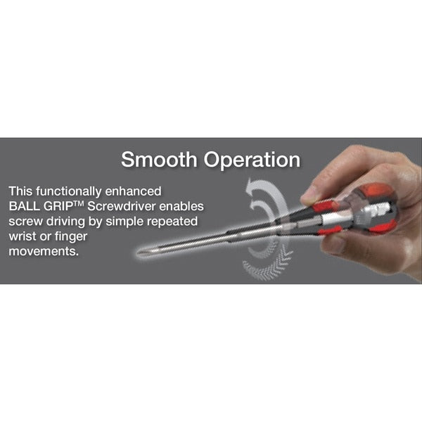 BALL GRIP Ratchet Screwdriver No.2200 +3