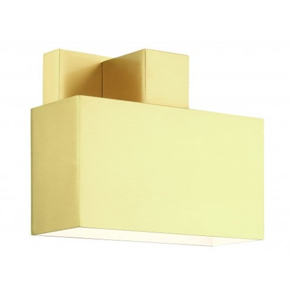 Satin Brass Outdoor ADA Wall Sconce, 1 Li