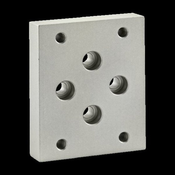 Flange Mount Caster, Base Plate, 15 S