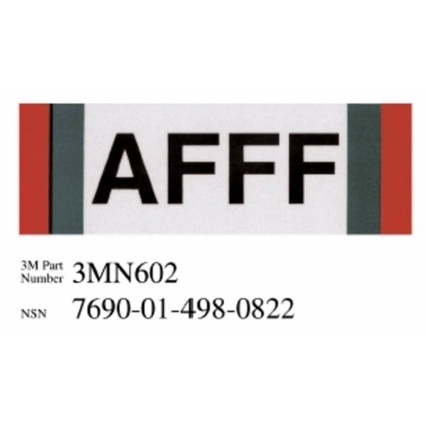 Damage Control Pipe Sign 3MN602DG inAFFF