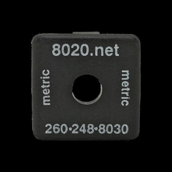 End Cap Black W/Push-Ins 25-2525