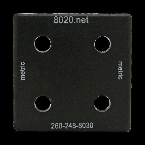 End Cap Black W/Push- Ins 25-5050