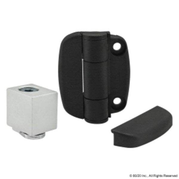 Black Detent Hinge 25 S