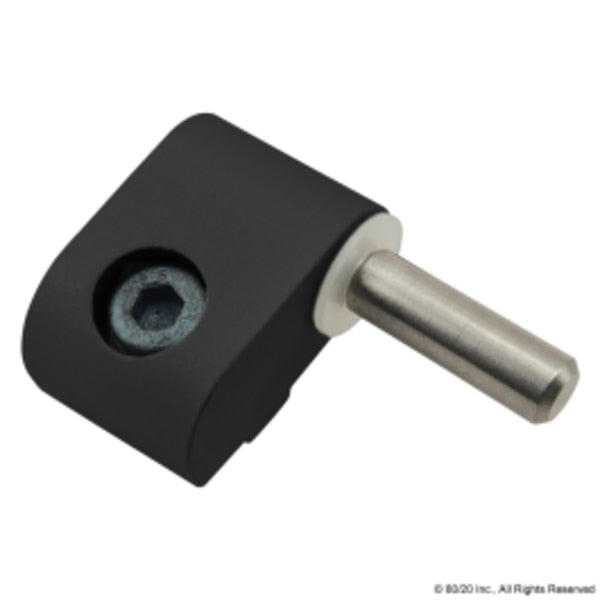 Blk Rt Hand Lift-Off Hinge W/Lng Pin 25S