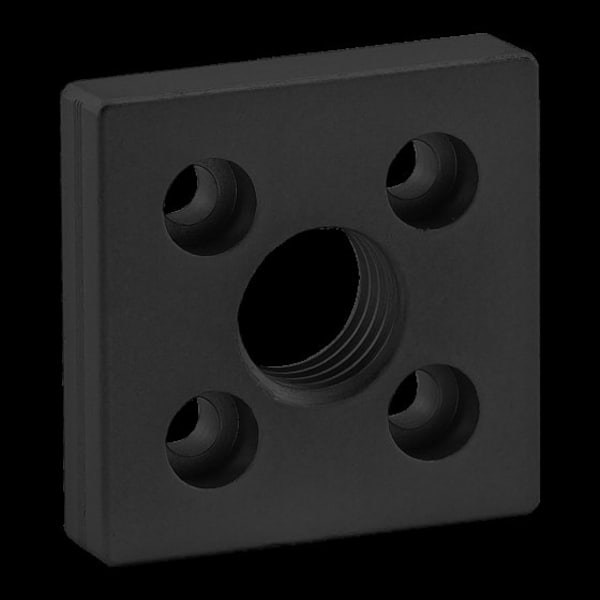 Ctr Tap Base Plate, 50mm X 50mm W/M20 Tap