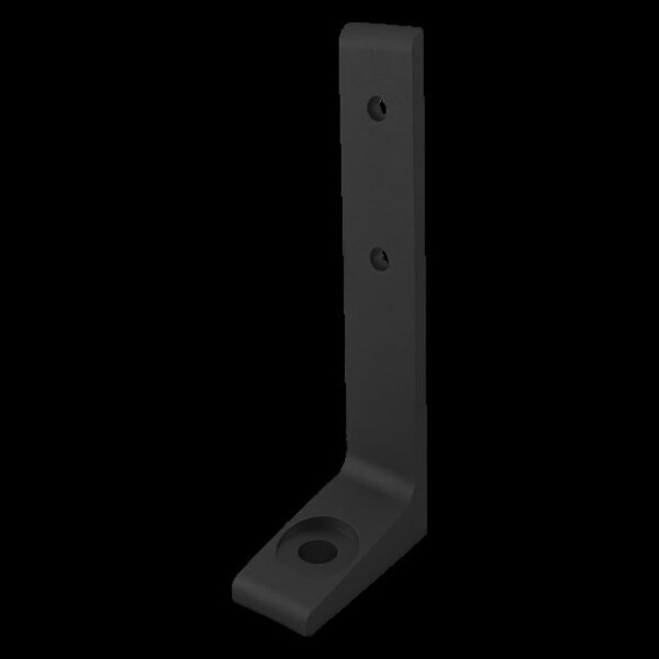 Blk 25S 25mm Floor Mount Econ Anchor Ft