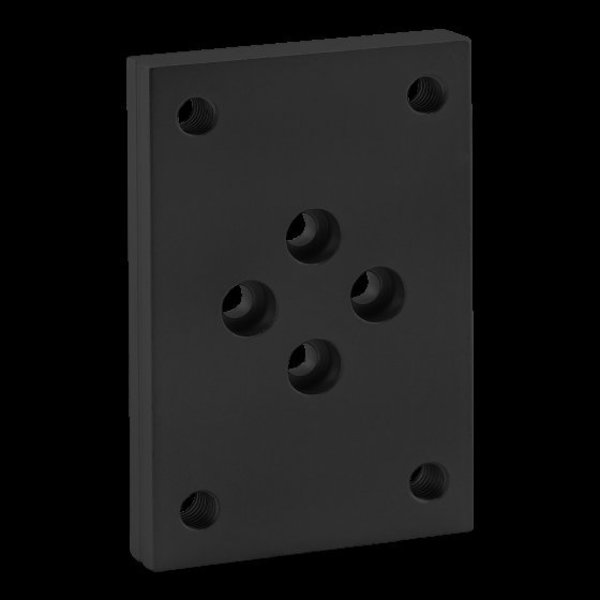 Flange Mount Caster Base Plate 25 S
