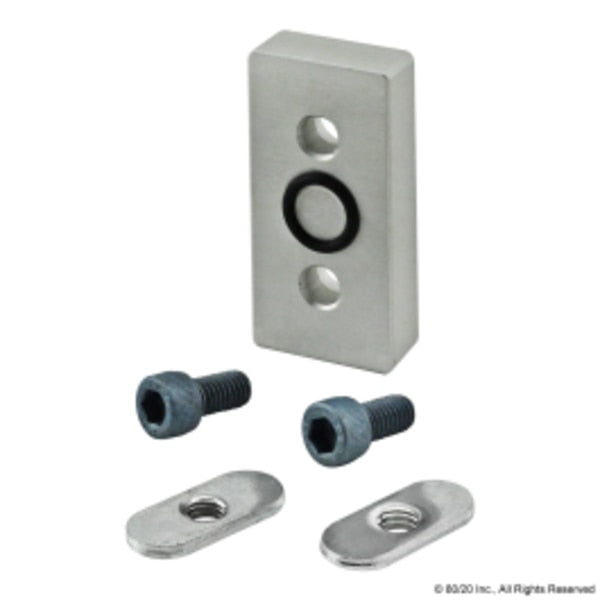 Blank Pressure Manifold Plate, 25mmx50mm