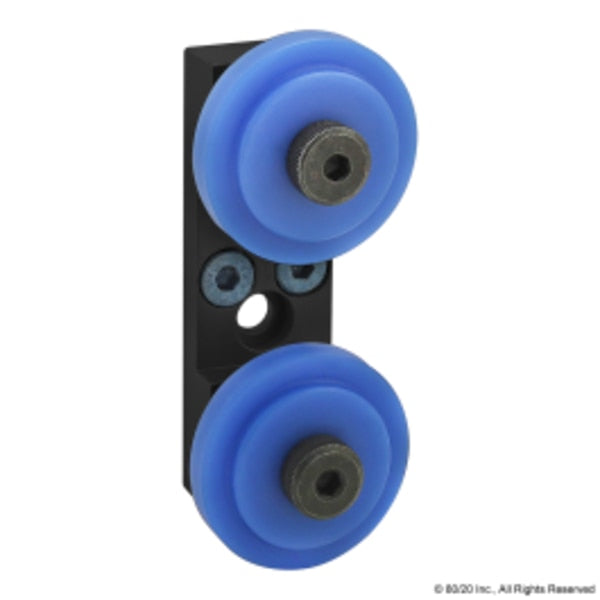 Dual Roller Wheel Bracket Assembly