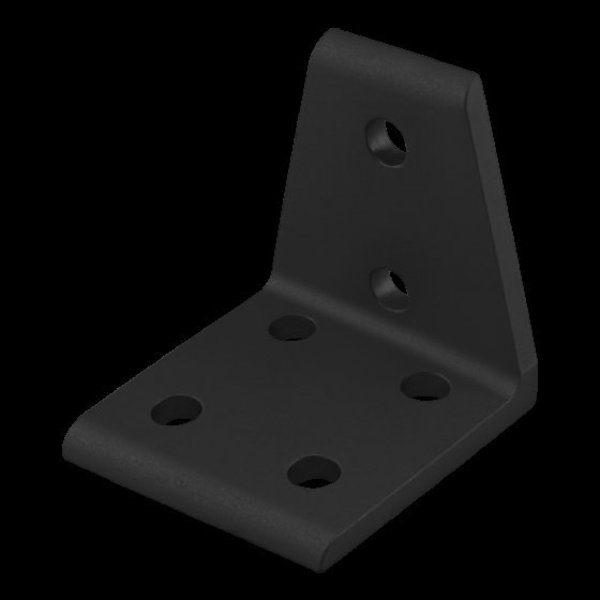 Blk 25S 6 Hole Ctr Inside Corner Bracket