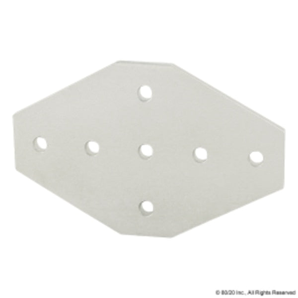 Cross Joining Plate 7 Hole 25 S