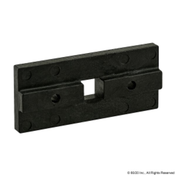 Black Uhmw Pads W/Brake Hole 25 S