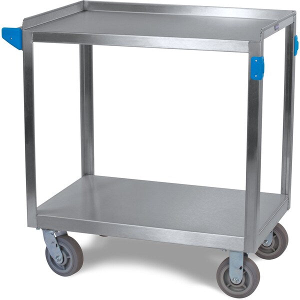SS Utility Cart, 2 Shelf, 700 lb., 21x33