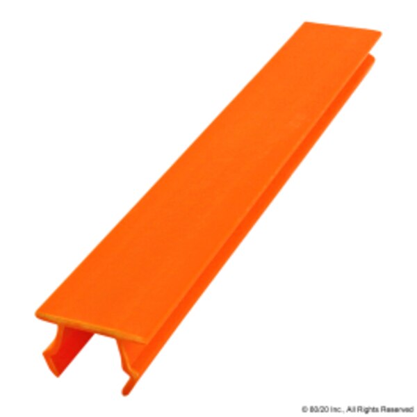 Economy, T-Slot Cover, Orange, 10 S