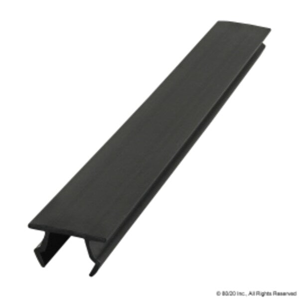 Economy, T-Slot Cover, Black, 10 S