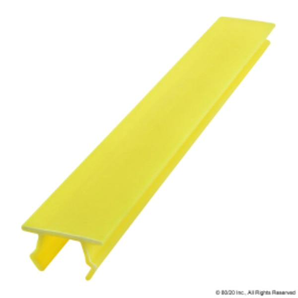 Economy, T-Slot Cover, Yellow, 15 S