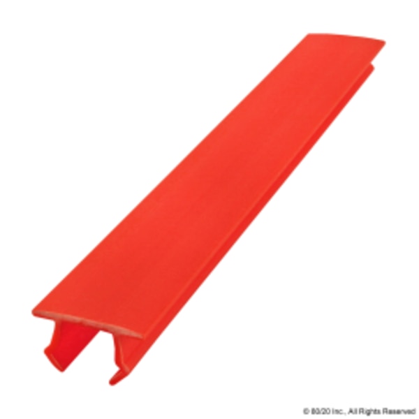 Economy, T-Slot Cover, Red, 15 S
