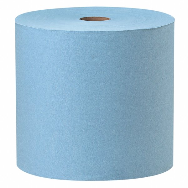 Dry Wipe Roll, X70, Jumbo Roll, Heavy Absorbency, 12 1/2 in x 13 1/2 in, 870 Sheets, Blue