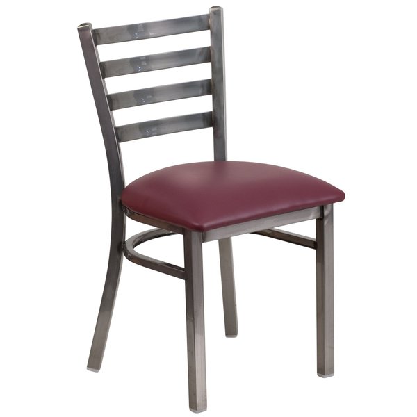 Clear Ladder Chair-Burg Seat