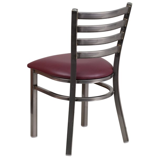Clear Ladder Chair-Burg Seat