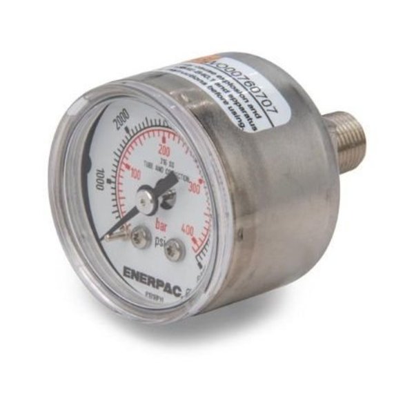 1534R, Hydraulic Pressure Gauge, 1.5 in. Face, Rear Mount, 6,000 maximum psi