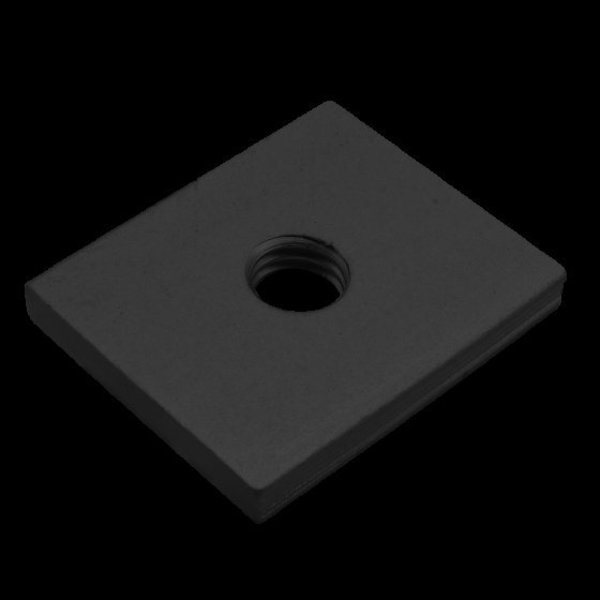 Black Single 30mm Backing Plate