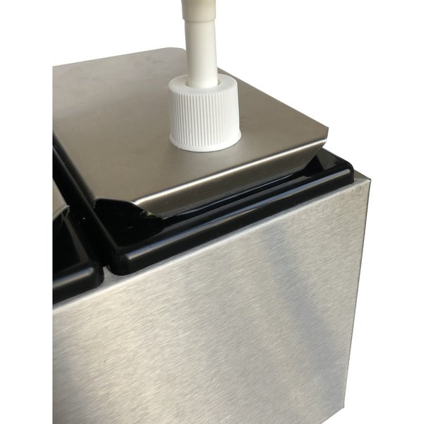 Topping Rail w/4ea Standard Pumps/Jars