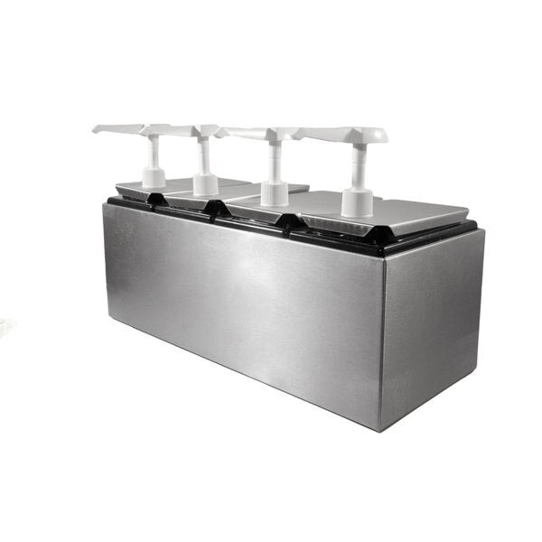 Topping Rail w/4ea Standard Pumps/Jars
