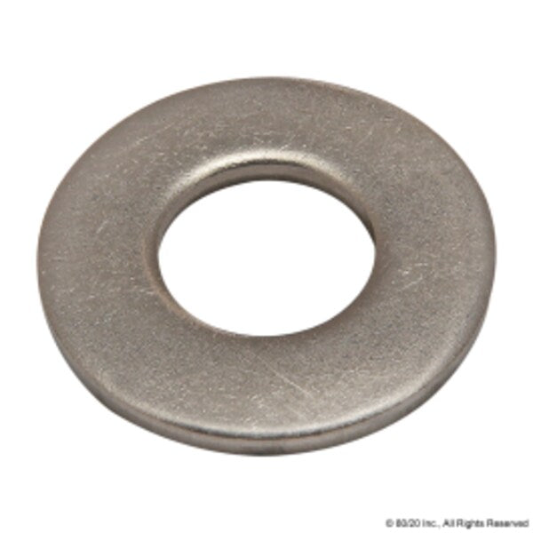 Flat Washer, Fits Bolt Size 1/4