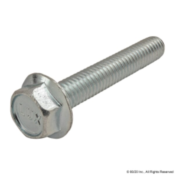 Flg Hex Head Bolt Brt Znc 5/16-18X2.00