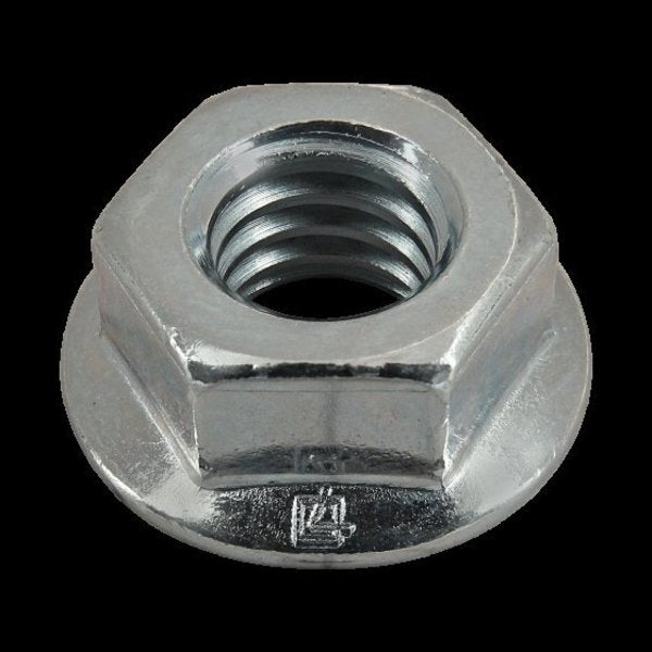 Flanged Hex Head Nut Bright Zinc 5/16-18