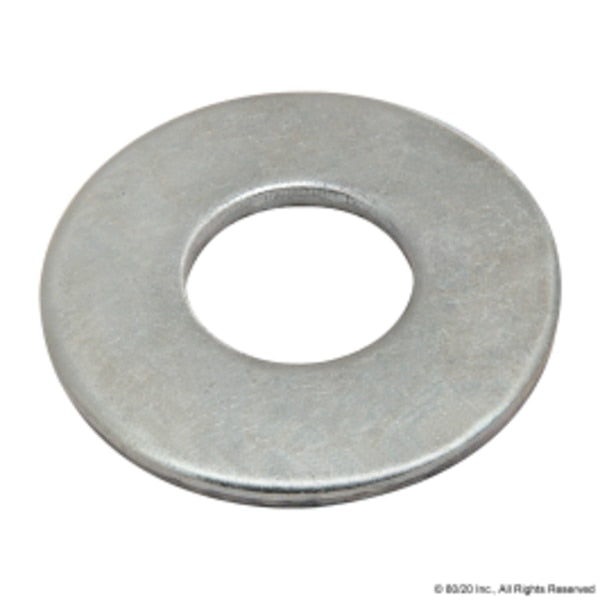 Flat Washer, Fits Bolt Size 3/8