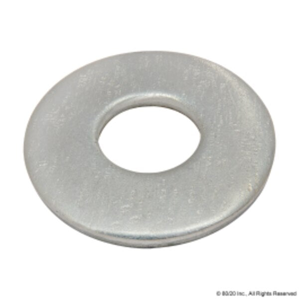 Flat Washer, Fits Bolt Size 1/2