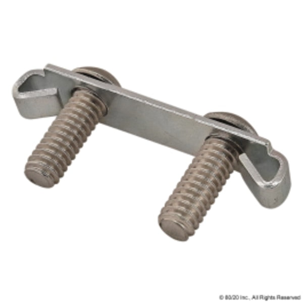 Brt Znc Dbl End Fast 1/4-20 ss Screw 10S