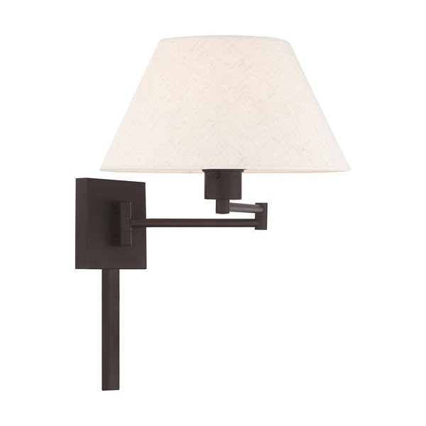 Swing Arm Wall Lamps 1 Light Bronze Swin