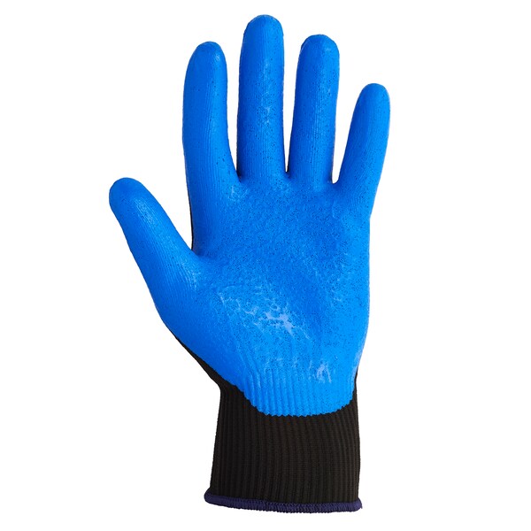 Coated Gloves, Foam Nitrile, M, Black, PR