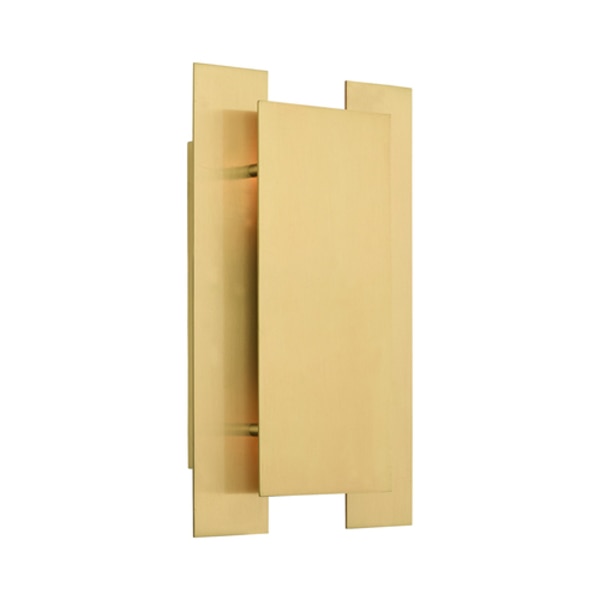 Varick 2 Light Satin Brass ADA Wall Sconce