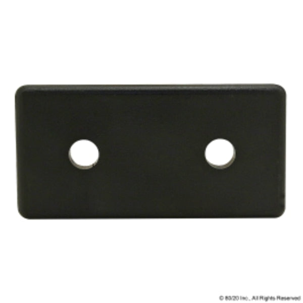 End Cap W/Push-In Fastener Black 40 S