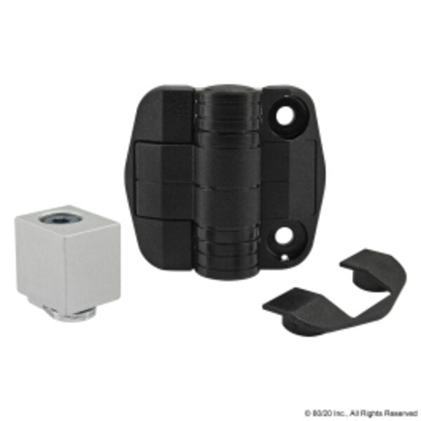 Black Detent Hinge 40 S