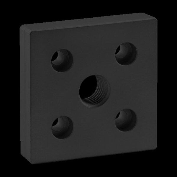 Ctr Tap Base Plate, 80mm X 80mm W/M20 Tap