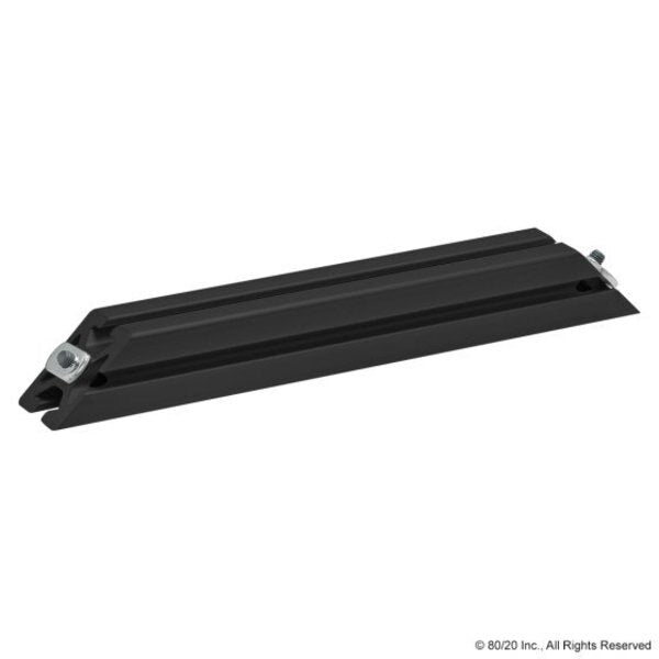 Support, 45 Deg, 40-4040X320mm, Blk Ano