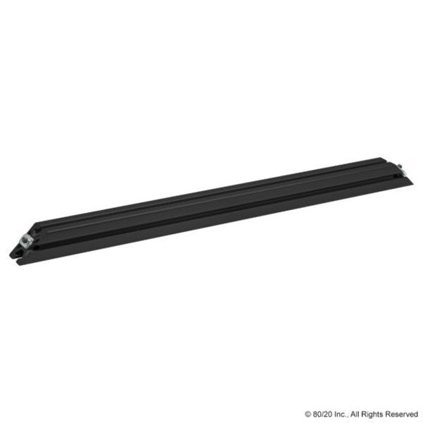 Support, 45 Deg, 40-4040X640mm, Blk Ano