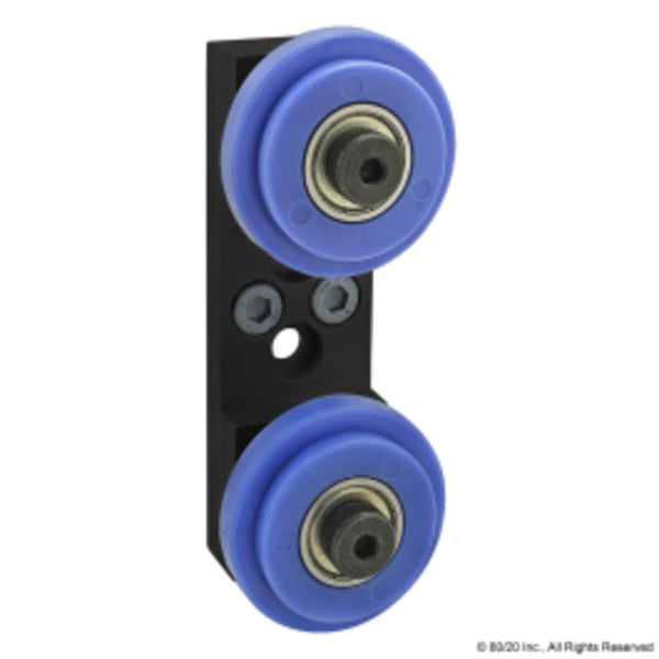 Dual Roller Wheel Bracket Assembly