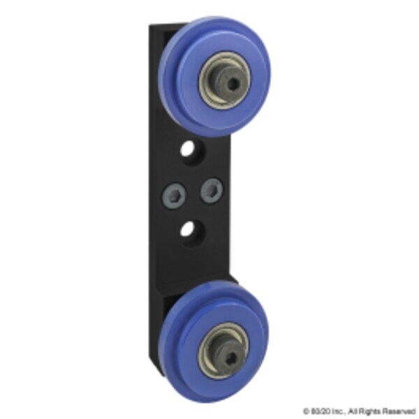 Dual Roller Wheel Bracket Assembly
