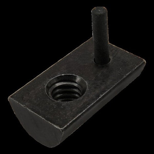 Drop-In T-Nut 1/4-20 W/Flex Hand 40S Blk