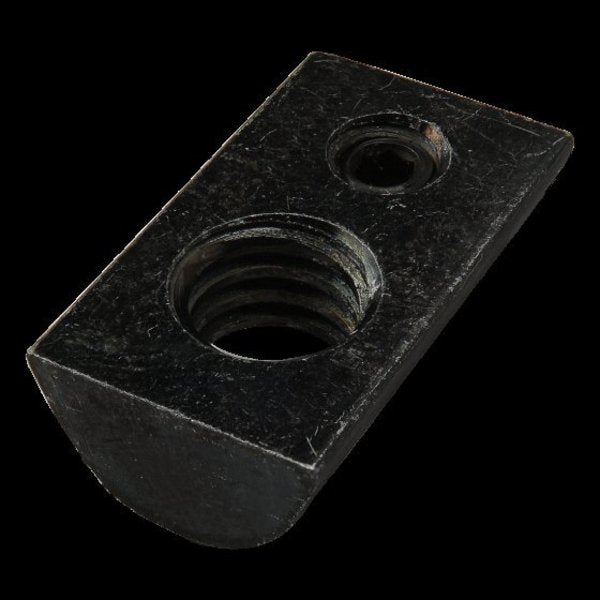 Dropin T-Nut 5/16-18 W/Set Screw 40S Blk